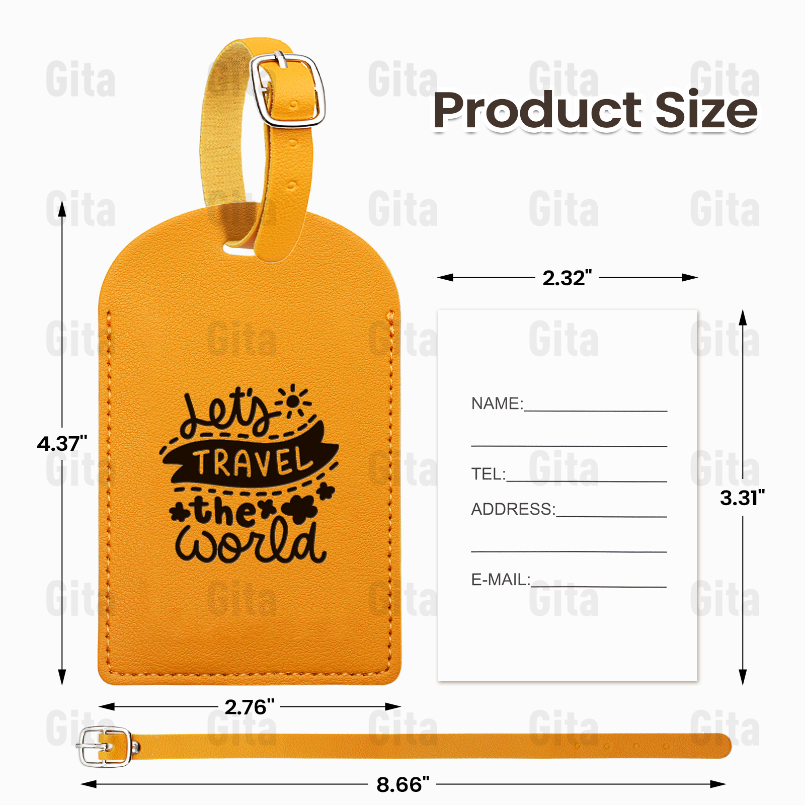 Etiquetas de Equipaje/Etiqueta - Travel Accessories Company reseña y precio