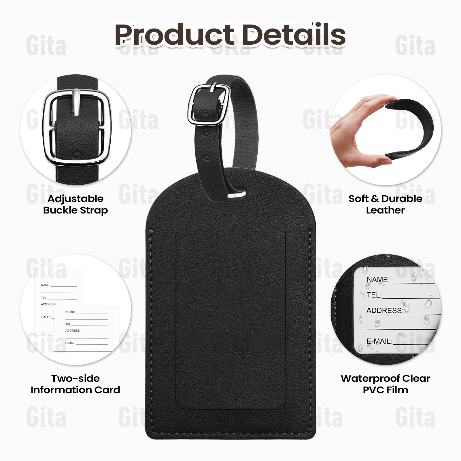 Etiquetas de Equipaje/Etiqueta - Travel Accessories Company reseña y precio