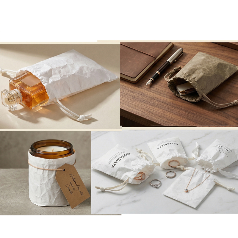 Bolsa de papel Tyvek con cordó - Travel Accessories Jewelry reseña y precio