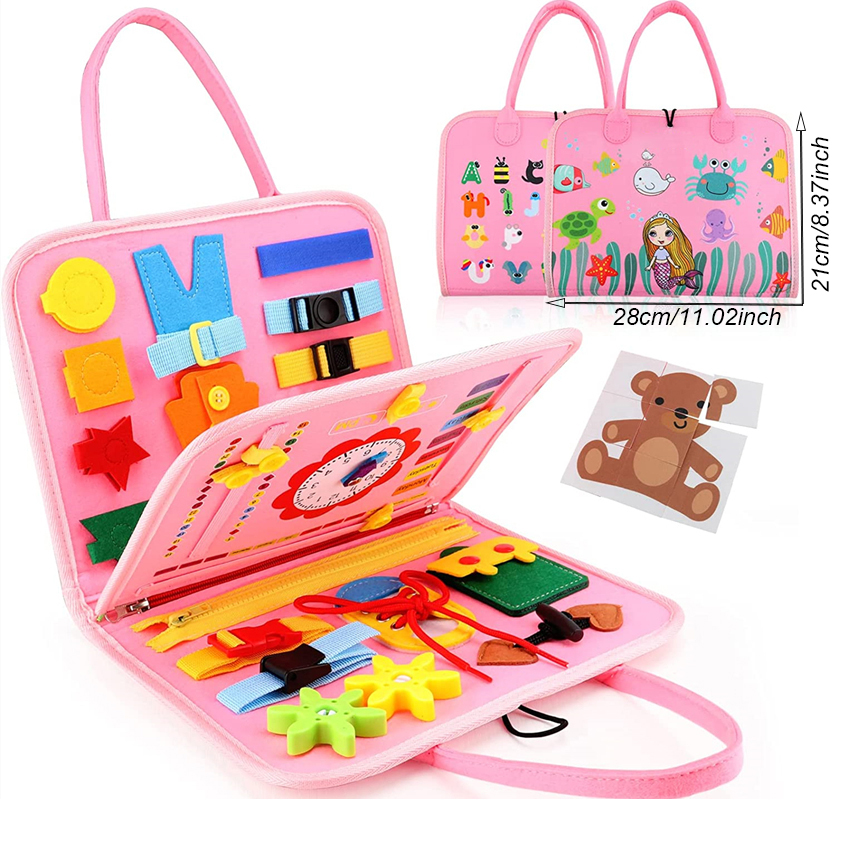 Tablero ocupado Montessori par - Travel Accessories Toddler reseña y precio