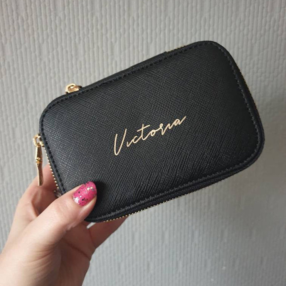 Joyero personalizado con estuc - Travel Jewellery & Accessories Organiser reseña y precio
