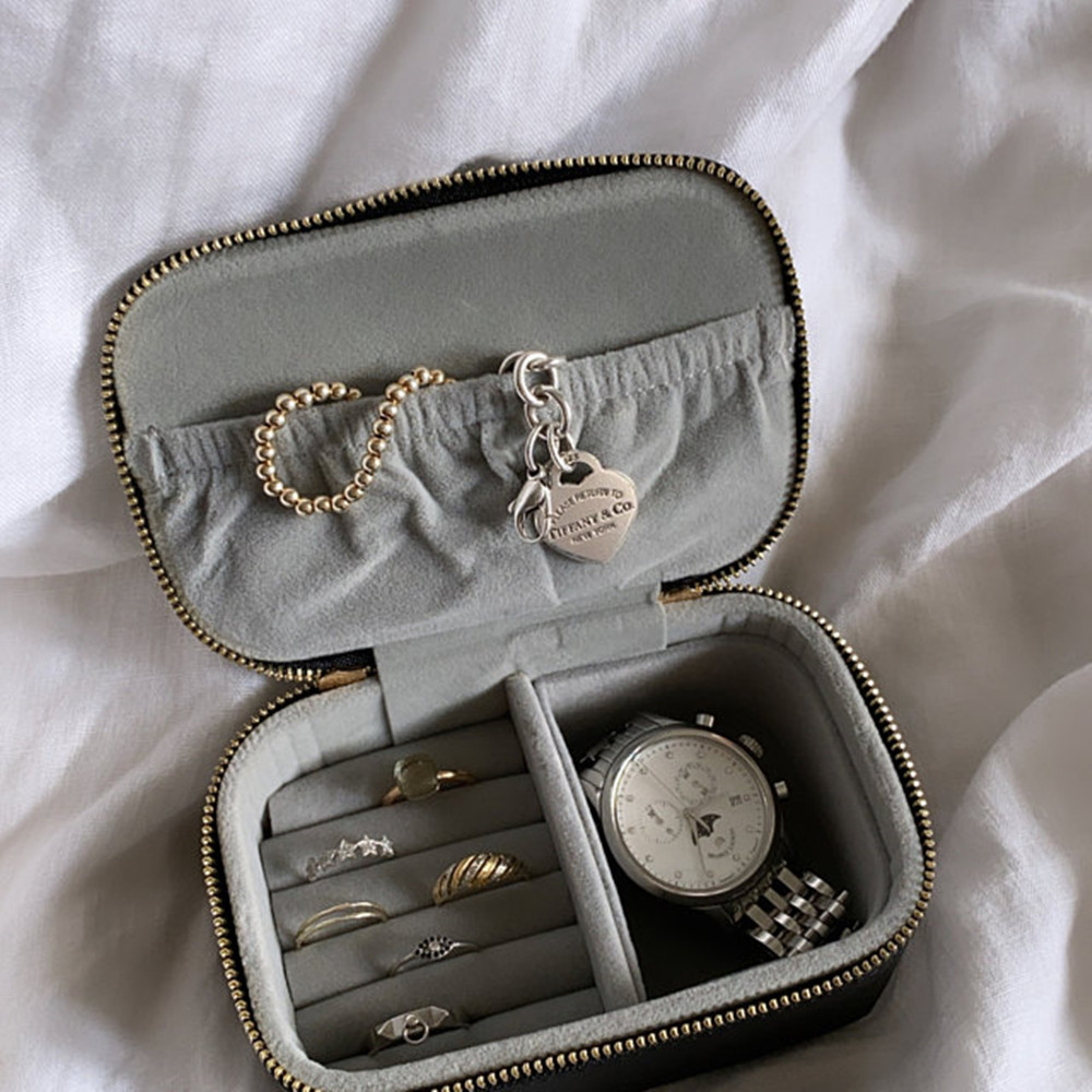 Joyero personalizado con estuc - Travel Jewellery & Accessories Organiser reseña y precio