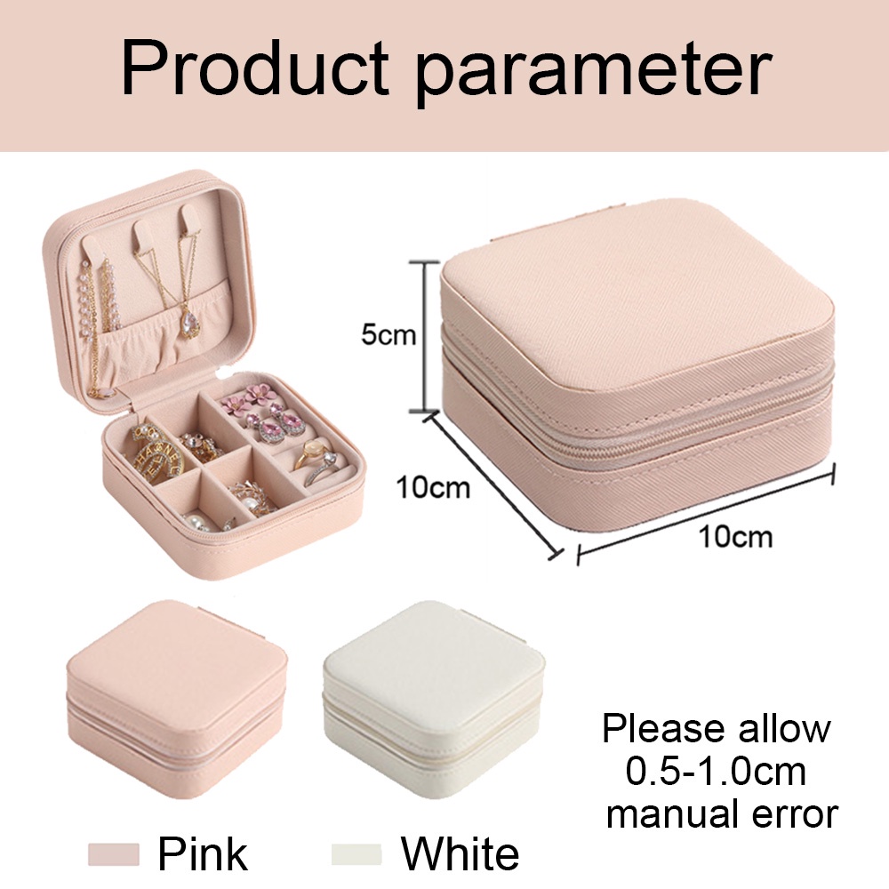 Caja de joyería con estampado  - Travel Jewellery & Accessories Organiser reseña y precio