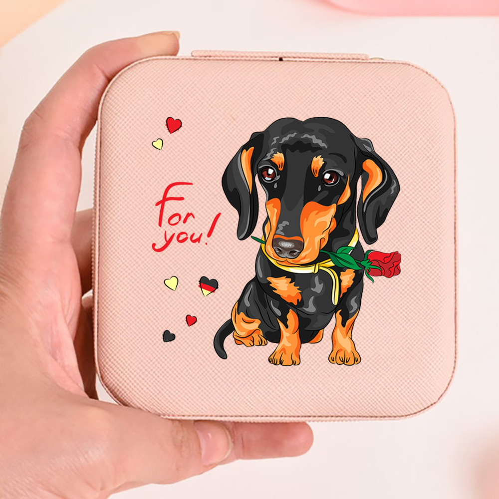 Caja de joyería con estampado  - Travel Jewellery & Accessories Organiser reseña y precio