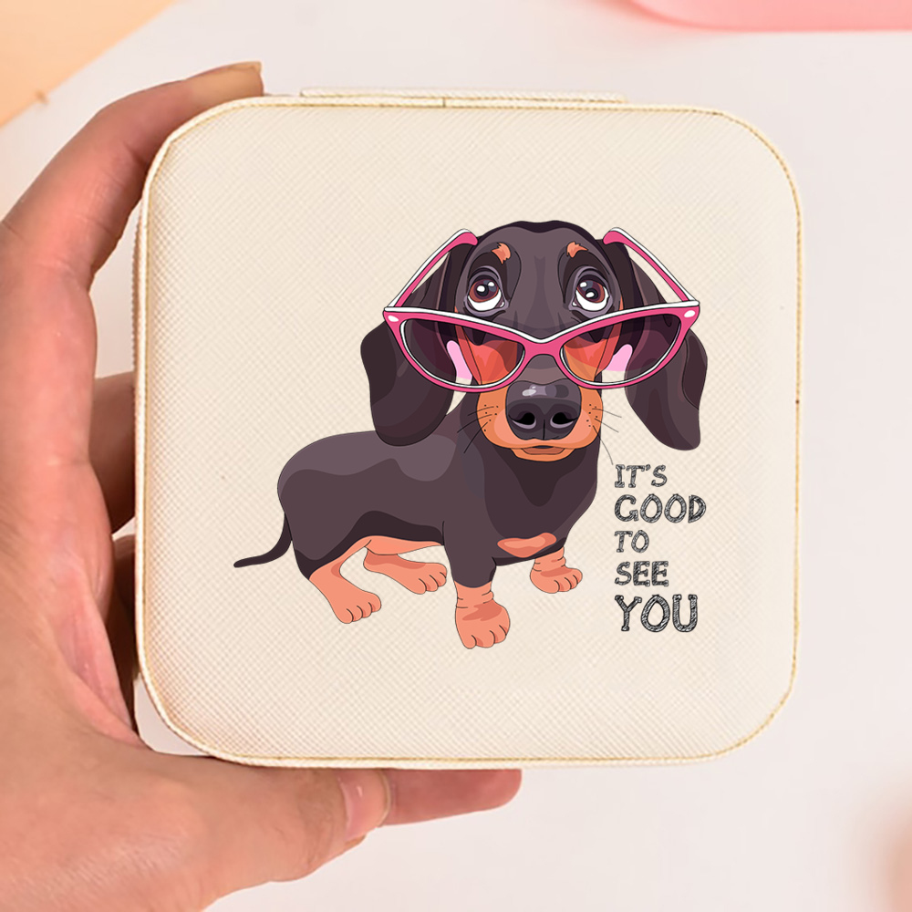 Caja de joyería con estampado  - Travel Jewellery & Accessories Organiser reseña y precio