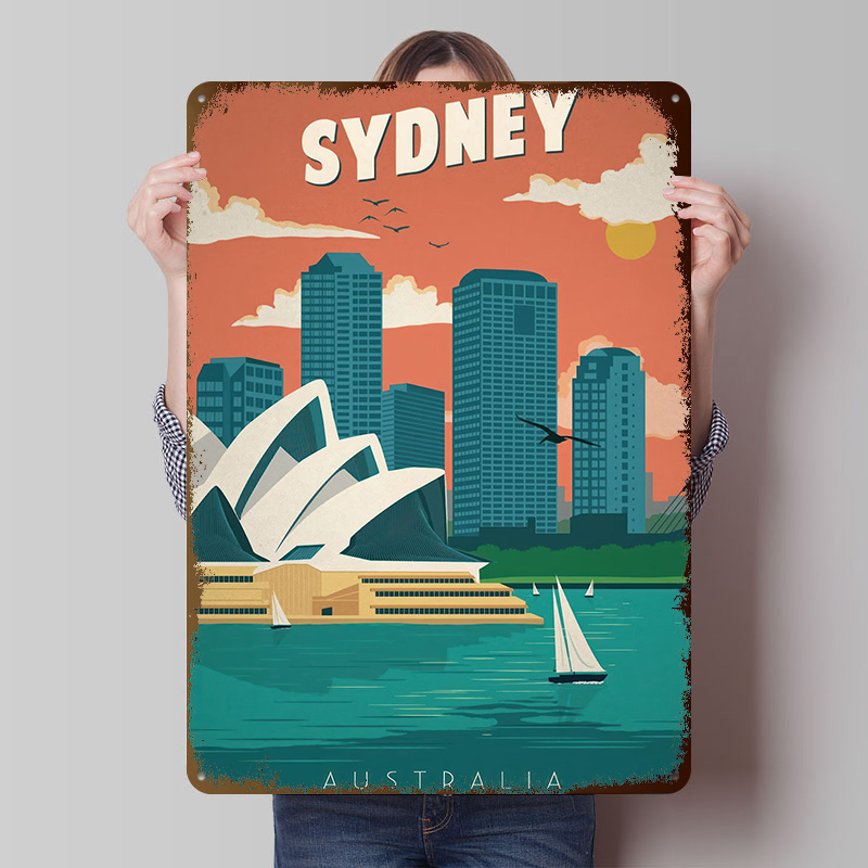 Póster de viaje de Sídney, let - Travel Accessories Sydney reseña y precio