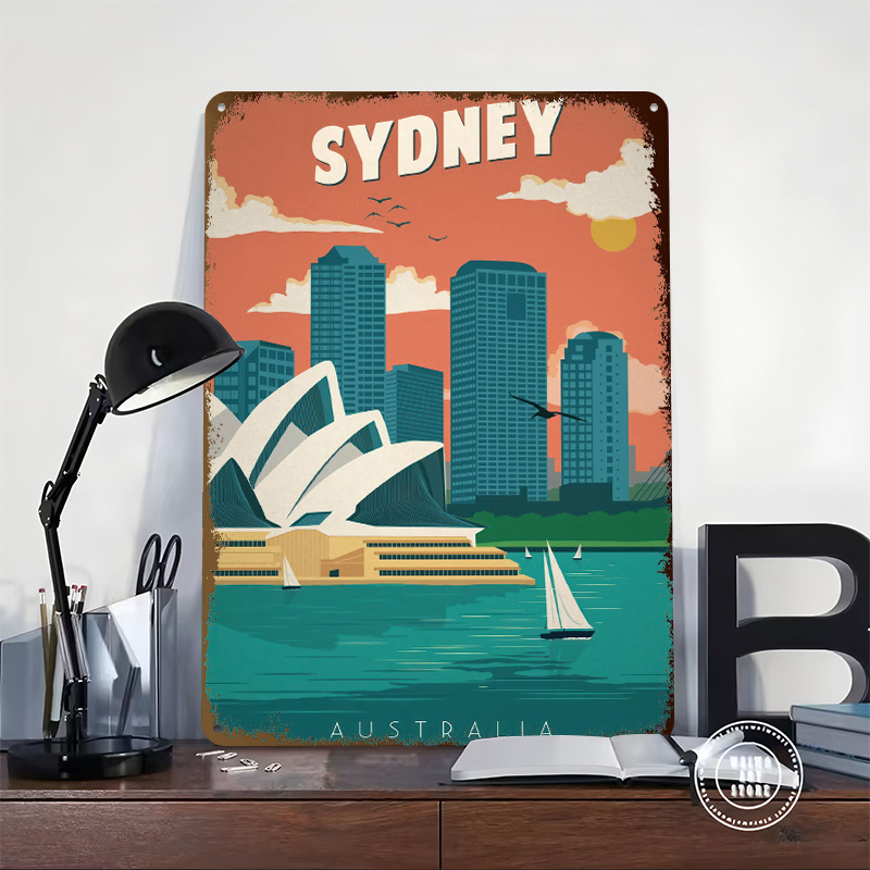 Póster de viaje de Sídney, let - Travel Accessories Sydney reseña y precio