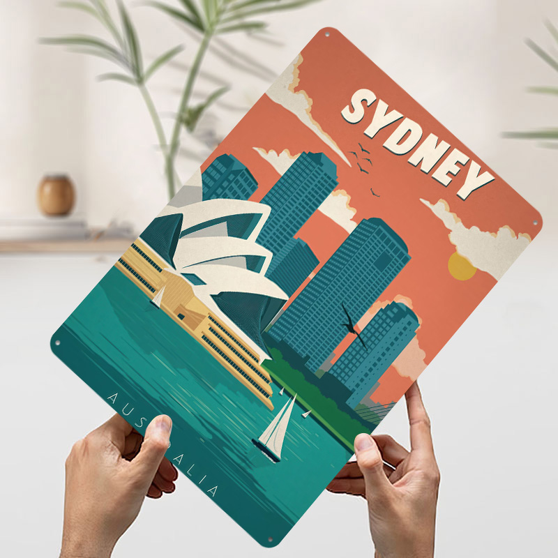 Póster de viaje de Sídney, let - Travel Accessories Sydney reseña y precio