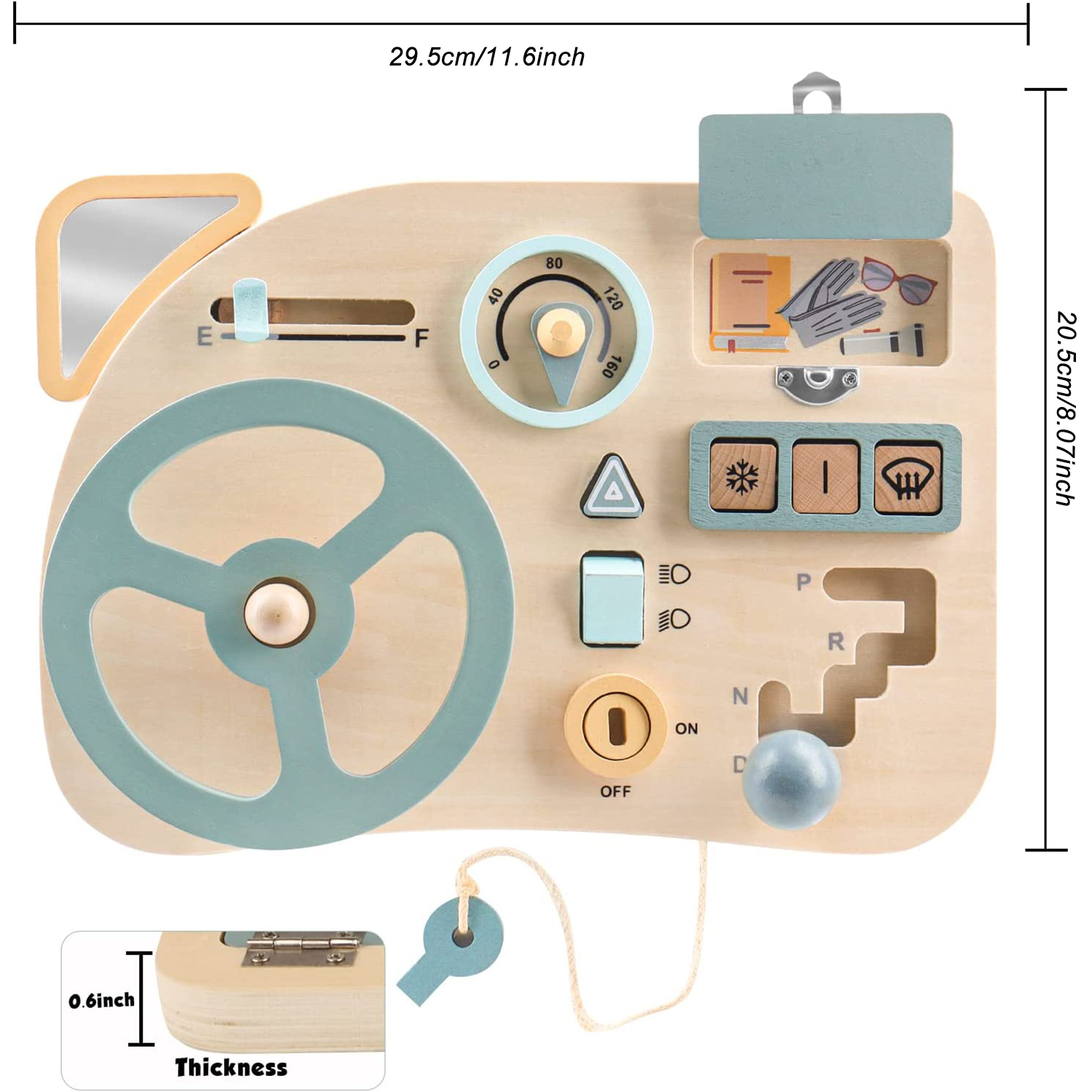 Volante de juguete Montessori, - Travel Accessories Toddler reseña y precio